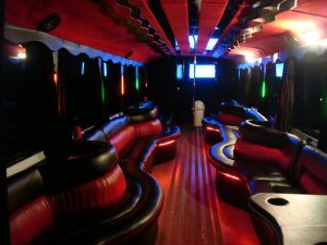 SOCAL Party bus rental in South of California