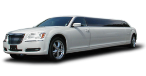 10-12 Passenger-Chrysler 300 Limos White Orange County Limo Rental